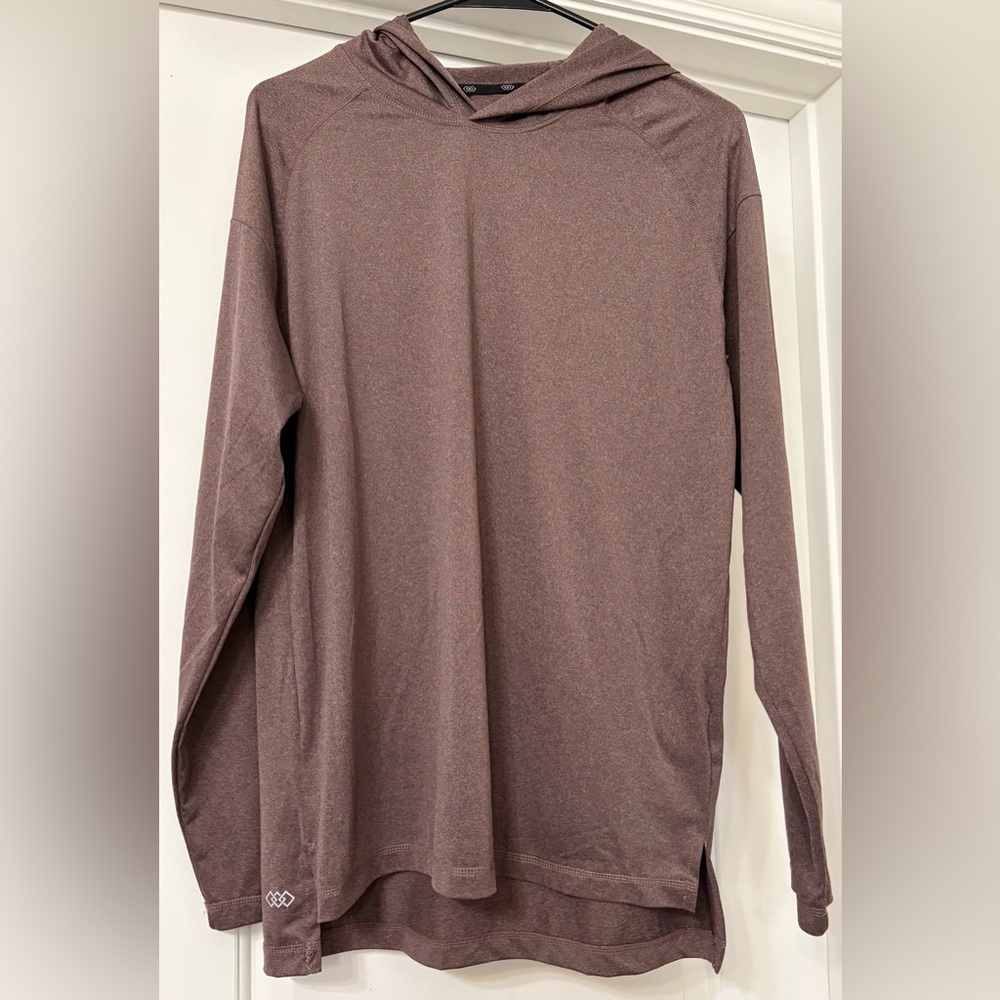 Leg3nd Inspire Mauve Knit Athletic Hoodie Men’s Medium